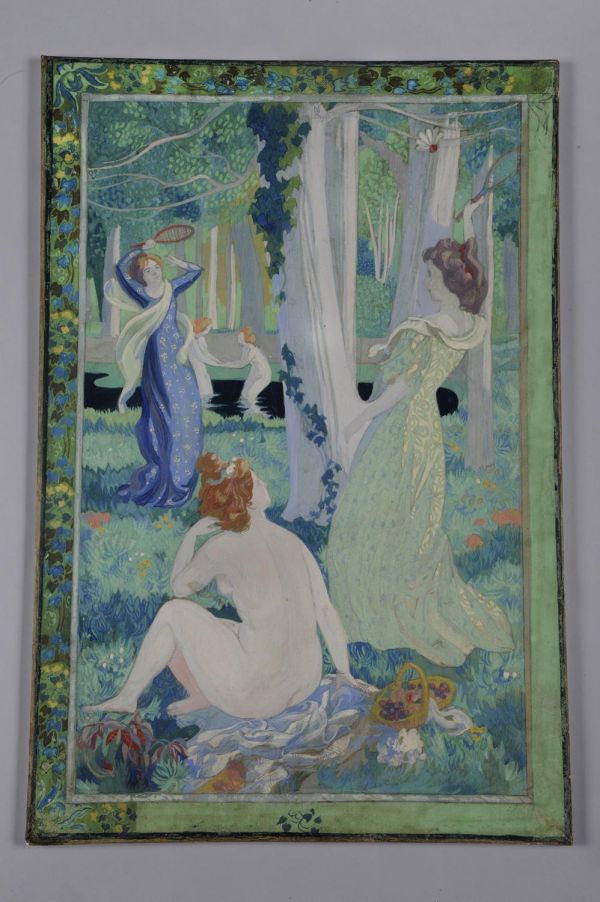 Le Printemps ou Les joueuses de volant